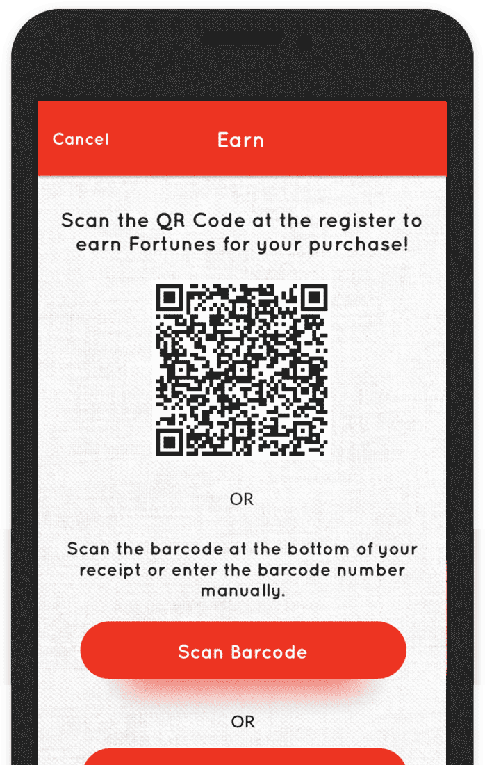 scan to earn