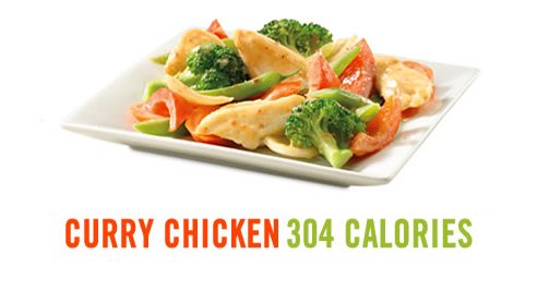 Curry Chicken 304 calories