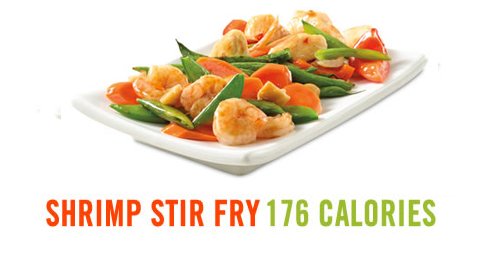 Shrimp Stir Fry 176 calories